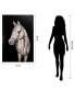 Фото #8 товара Картина Empire Art Direct белая лошадь ручной работы, железо, 48" x 32" x 2.2"