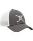 Men's Gray, White Vegas Golden Knights Cross Sticks Trucker Adjustable Hat
