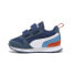 Фото #3 товара Puma R78 V Slip On Toddler Boys Blue Sneakers Casual Shoes 37361839