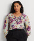 Фото #1 товара Plus Size Ruffled Floral Top
