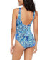 LAUREN Ralph Lauren Bandana Paisley Surplice Underwire One-Piece Size 12