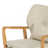 Фото #7 товара Кресло 67 x 73 x 84 cm Синтетическая ткань Бежевый Деревянный
