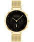 ფოტო #1 პროდუქტის Women's Gold-Tone Stainless Steel Mesh Bracelet Watch 36.5mm