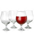 Фото #1 товара Stemmed Beer Glasses, Set of 4, Created for Macy's