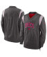 Men's Pewter Tampa Bay Buccaneers Sideline Athletic Stack V-neck Pullover Windshirt Jacket