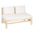Фото #1 товара Двухместный диван AKAR Натуральный древесина тика 131 x 80 x 77,5 cm