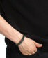 Фото #2 товара Green leather bracelet Monogram Leather 2040186
