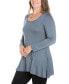 Women's Plus Size Poised Swing Tunic Top