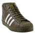 Фото #2 товара Adidas Originals Pro Model Mens Shoes Olive-White-Gold AC7067