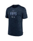 Фото #3 товара Men's Navy Tampa Bay Rays Authentic Collection Velocity Performance Practice T-shirt
