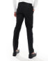 Фото #3 товара ASOS DESIGN slim premium wool mix tuxedo suit trouser in black