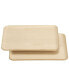 Birch Wood Tray, Set of 2