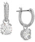 ფოტო #1 პროდუქტის Silver-Tone Constella Crystal Drop Earrings