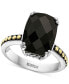 ფოტო #1 პროდუქტის EFFY® Onyx Statement Ring in Sterling Silver & 18k Gold