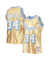 Фото #2 товара Men's Shaquille O'Neal Gold Los Angeles Lakers 75th Anniversary 1996-97 Hardwood Classics Swingman Jersey