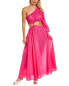 Фото #1 товара Matteau One-Shoulder Silk-Blend Maxi Dress Women's