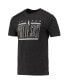 ფოტო #3 პროდუქტის Men's Gray, Black Chicago White Sox Meter T-shirt and Shorts Sleep Set