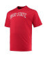 Фото #3 товара Men's Scarlet Ohio State Buckeyes Big and Tall Arch Team Logo T-shirt