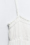 Фото #9 товара Платье миди из хлопкового муслина ZARA
