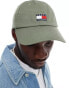 Фото #4 товара Tommy Jeans vintage flag cap in washed green