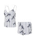 ფოტო #1 პროდუქტის Women's White Atlanta Braves Reel Allover Print Knit Tank Top Shorts Sleep Set