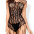 Bodystocking im Straps-Look