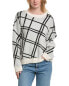 Фото #1 товара Luxe Always Grid Sweater Women's White S