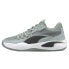 Puma Court Rider Team Basketball Mens Grey Sneakers Athletic Shoes 195660-05