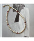 ფოტო #5 პროდუქტის 18K Gold Plated Freshwater Pearls with Charming Red Hearts - Akari Choker For Women