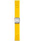 Interchangeable Yellow Rubber Watch Strap