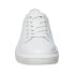 Фото #4 товара Time and Tru Platform Fashion Sneakers Womens 8 White Polyurethane Lace-Up Solid