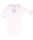 Фото #3 товара Пижама Luvable Friends Baby Girl Cotton Gowns, Pink Floral