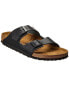 Фото #1 товара Birkenstock Arizona Bs Narrow Fit Leather Sandal Men's Black 35