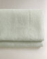 Linen flat sheet Зеленый, 100 x 150 cm - фото #3