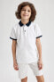 Erkek Çocuk Kısa Kollu Polo Tişört Z2814a623sm