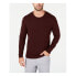 ALFANI Men's Solid Crewneck Sweater Size Medium Port Heather Size M