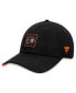 Фото #1 товара Men's Black Philadelphia Flyers Authentic Pro Rink Adjustable Hat