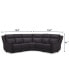 Фото #10 товара Addyson 117" 5-Pc. Leather Sectional with 2 Zero Gravity Recliners with Power Headrests, Created for Macy's