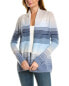 Фото #1 товара Hannah Rose Ombre Striped Cashmere Cardigan Women's