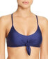 Фото #1 товара Splendid 262317 Women's Knot Front Bralette Bikini Top Swimwear Size Medium