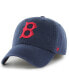 Фото #3 товара Men's Navy Boston Red Sox Cooperstown Collection Franchise Fitted Hat
