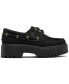 ფოტო #2 პროდუქტის Women's Stone Street 3-Eye Premium Leather Platform Boat Shoes from Finish Line