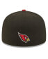 Men's Black and Cardinal Arizona Cardinals 2022 NFL Draft On Stage 59FIFTY Fitted Hat