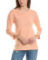 Фото #1 товара Forte Cashmere 3/4-Sleeve Crew Cashmere Sweater Women's