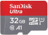 Фото #1 товара SanDisk Ultra 16GB microSDHC memory card + adapter up to 98 MB / s, Class 10, U1, A1, FFP