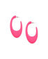 ფოტო #1 პროდუქტის Women's Pastel Hoop Earrings