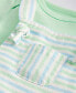 Фото #2 товара Baby Boys Palm Springs T-Shirt, Shortall & Hat, Created for Macy's