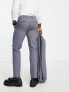 Фото #9 товара Selected Homme slim fit suit trouser in grey blue check