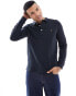 Фото #3 товара Farah Blanes long sleeve polo shirt in navy