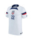 Youth Boys and Girls Kristie Mewis White USWNT 2022/23 Home Breathe Stadium Replica Player Jersey